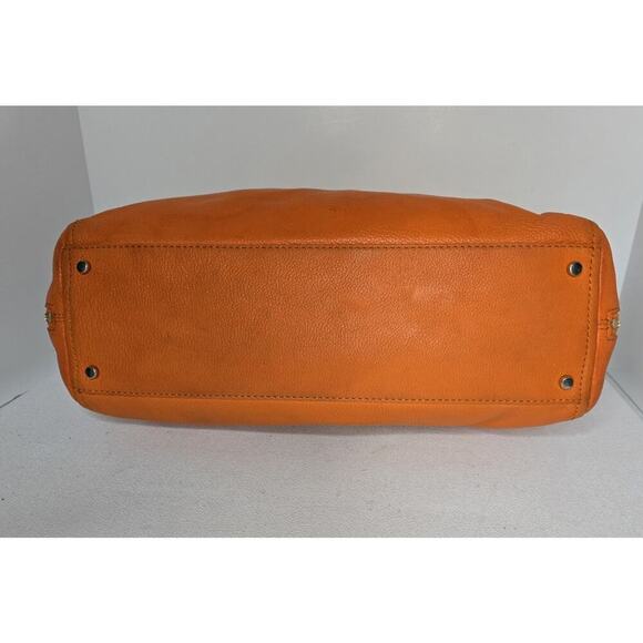 Kate Spade Andee Cobble Hill Satchel Pebble Leather Orange - Picture 7 of 12